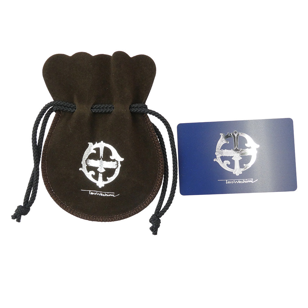 TARO WASHIMI ワシミタロウ 鷲見太郎 P&T販売証明書付属 M feather 01 金巻き フェザー ペンダントトップ シルバー系 ゴールド系【極上美品】【中古】