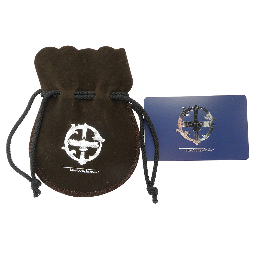 TARO WASHIMI ワシミタロウ 鷲見太郎 P&T販売証明書付属 L old feather 01 eagle claw pendant 01 爪付き イーグルクロー オールドフェザー ペンダントトップ シルバー系【極上美品】【中古】