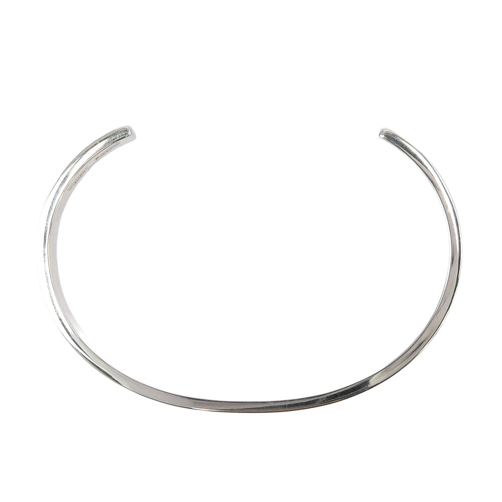 TARO WASHIMI ワシミタロウ 鷲見太郎 P&T販売証明書付属 L arabesque design 5mm bangle アラベスク バングル Lサイズ シルバー系【極上美品】【中古】