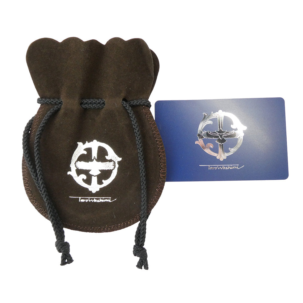 TARO WASHIMI ワシミタロウ 鷲見太郎 P&T販売証明書付属 L arabesque design 5mm bangle アラベスク バングル Lサイズ シルバー系【極上美品】【中古】