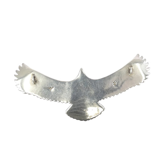 TADY&KING タディアンドキング OLD オールド ターコイズ付き 大イーグル ペンダントトップ シルバー系 ターコイズブルー系【中古】