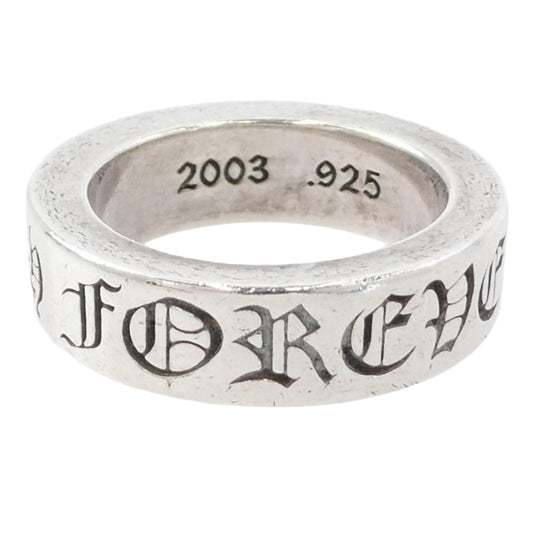CHROME HEARTS クロムハーツ（原本無） 6ｍｍ SPACER FOREVER フォーエバー スペーサー リング シルバー系 12号【中古】