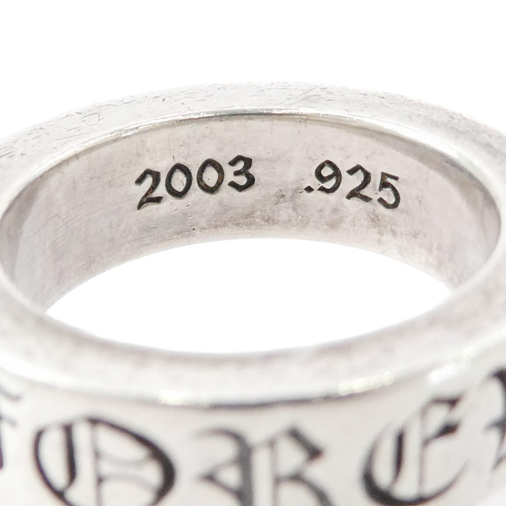 CHROME HEARTS クロムハーツ（原本無） 6ｍｍ SPACER FOREVER フォーエバー スペーサー リング シルバー系 12号【中古】
