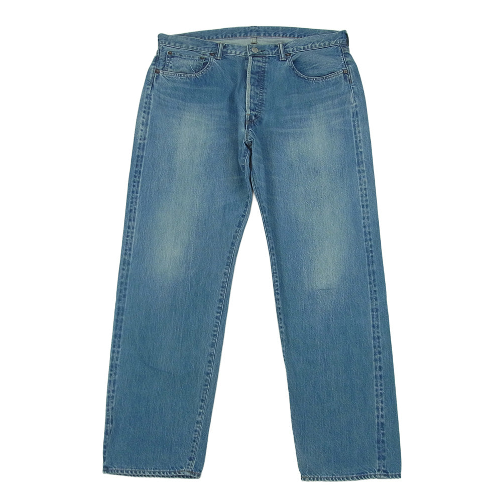 A.PRESSE アプレッセ 23AAP-04-08H Bleach Washed Denim Pants E ブリーチ ウォッシュド デニム パンツ インディゴブルー系 36 / 30【中古】