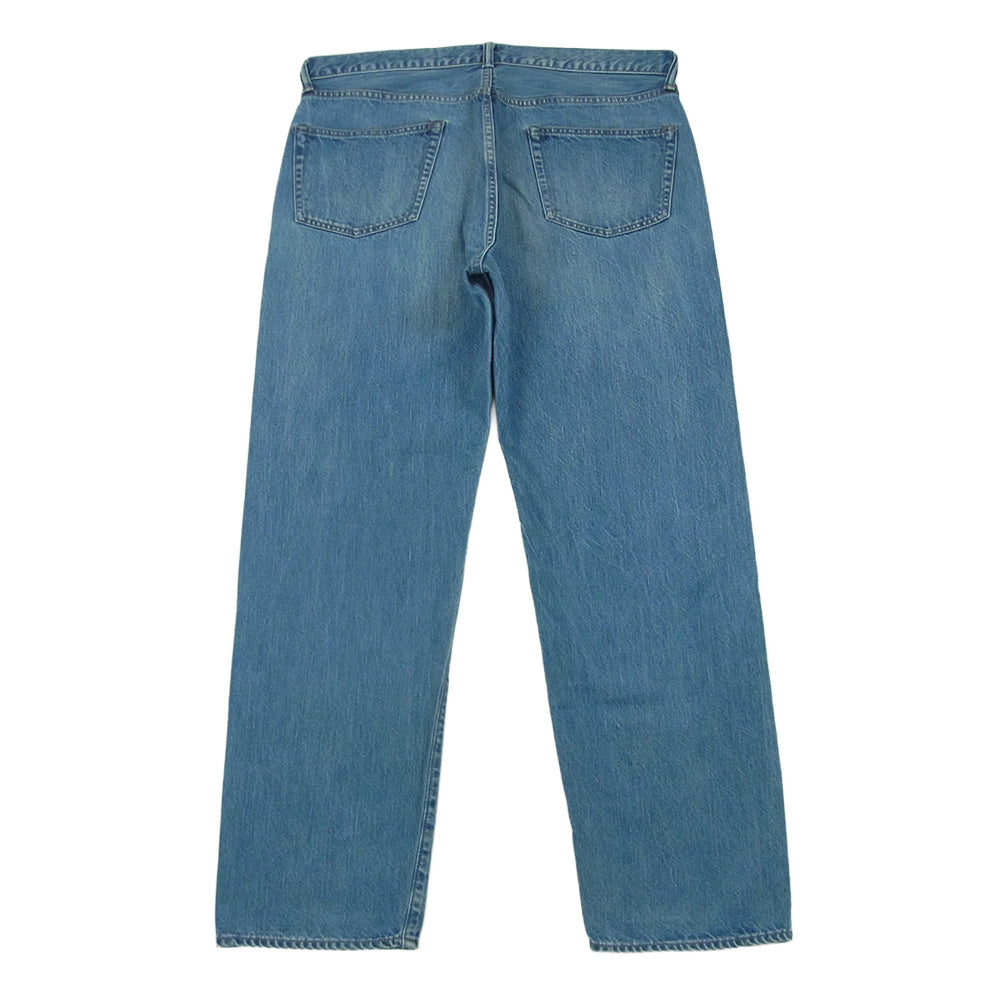 A.PRESSE アプレッセ 23AAP-04-08H Bleach Washed Denim Pants E ブリーチ ウォッシュド デニム パンツ インディゴブルー系 36 / 30【中古】