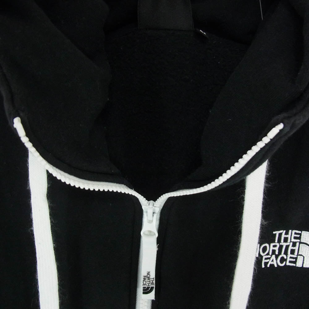 THE NORTH FACE ノースフェイス NT11930 Rearview FullZip Hoodie リアビュー フルジップ フーディ パーカー ブラック系 M【中古】