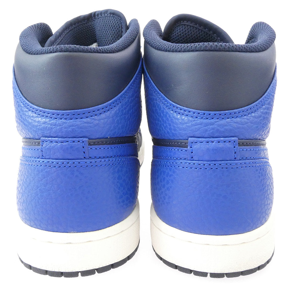 NIKE AIR JORDAN ナイキ ジョーダン 554724-412 Air Jordan 1 Mid Obsidian Game Royal AJ1 エアジョーダン オブシディアンゲームロイヤル ミッド スニーカー ブルー系 26cm【中古】