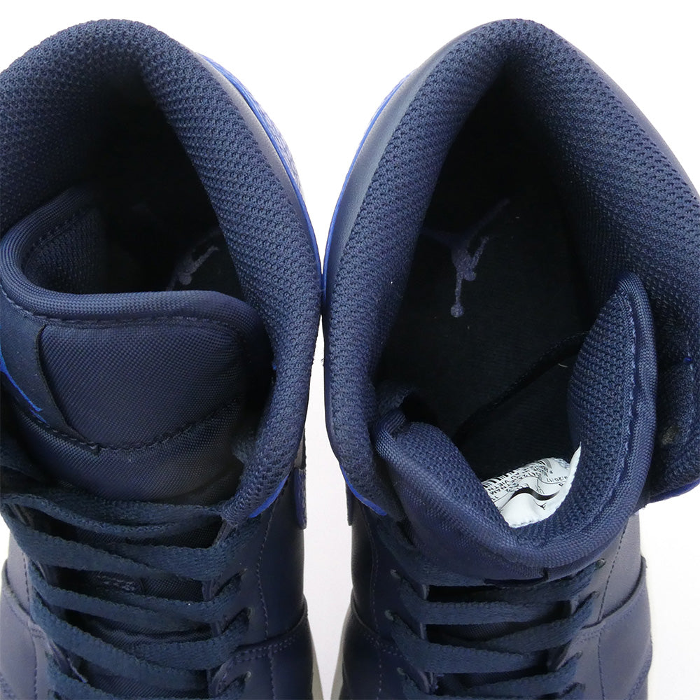 NIKE AIR JORDAN ナイキ ジョーダン 554724-412 Air Jordan 1 Mid Obsidian Game Royal AJ1 エアジョーダン オブシディアンゲームロイヤル ミッド スニーカー ブルー系 26cm【中古】