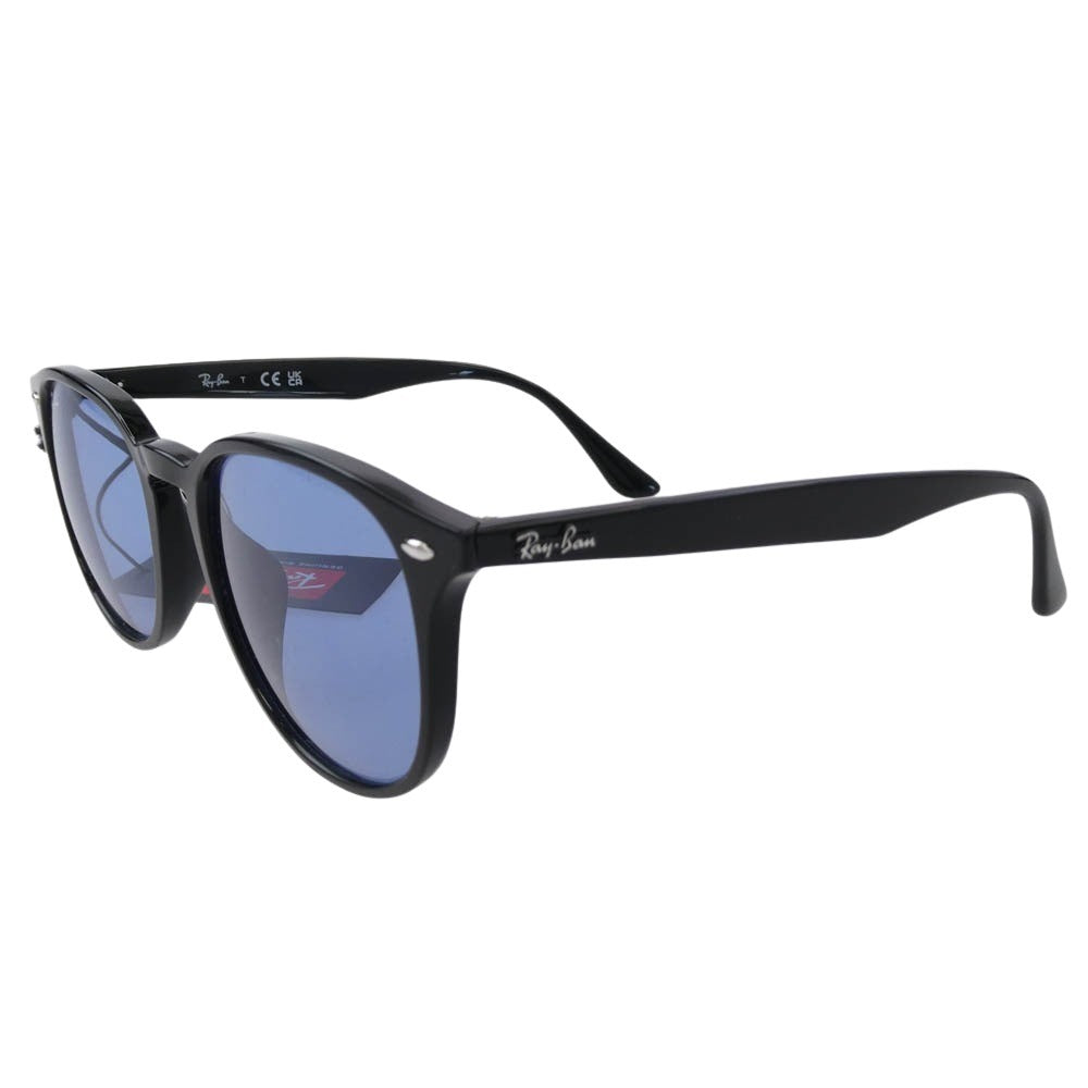 Ray-Ban レイバン ORB4259F イタリア製 カラーレンズ サングラス アイウェア 眼鏡 フレーム：ブラック系　レンズ：ブルー系 53□20 150【美品】【中古】