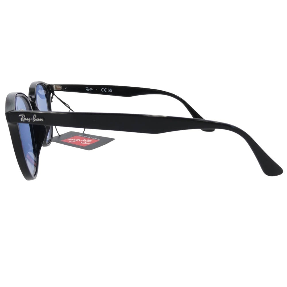 Ray-Ban レイバン ORB4259F イタリア製 カラーレンズ サングラス アイウェア 眼鏡 フレーム：ブラック系　レンズ：ブルー系 53□20 150【美品】【中古】