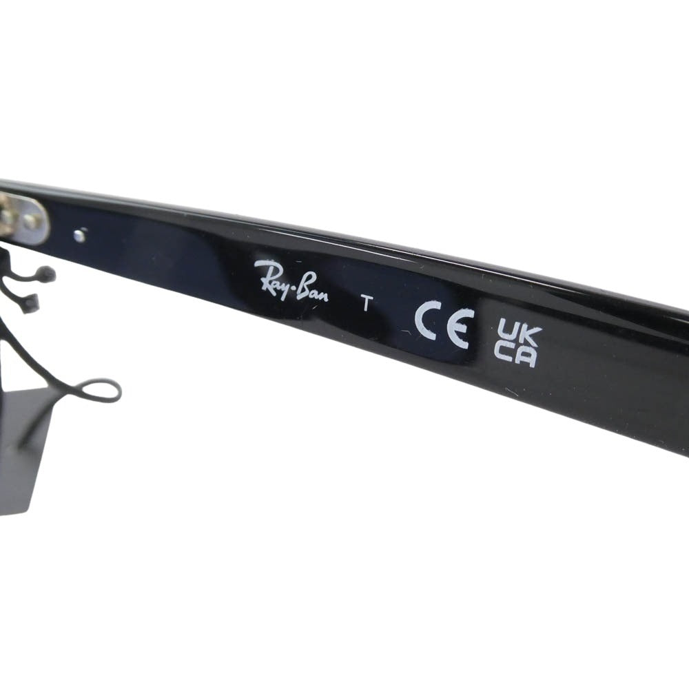 Ray-Ban レイバン ORB4259F イタリア製 カラーレンズ サングラス アイウェア 眼鏡 フレーム：ブラック系　レンズ：ブルー系 53□20 150【美品】【中古】