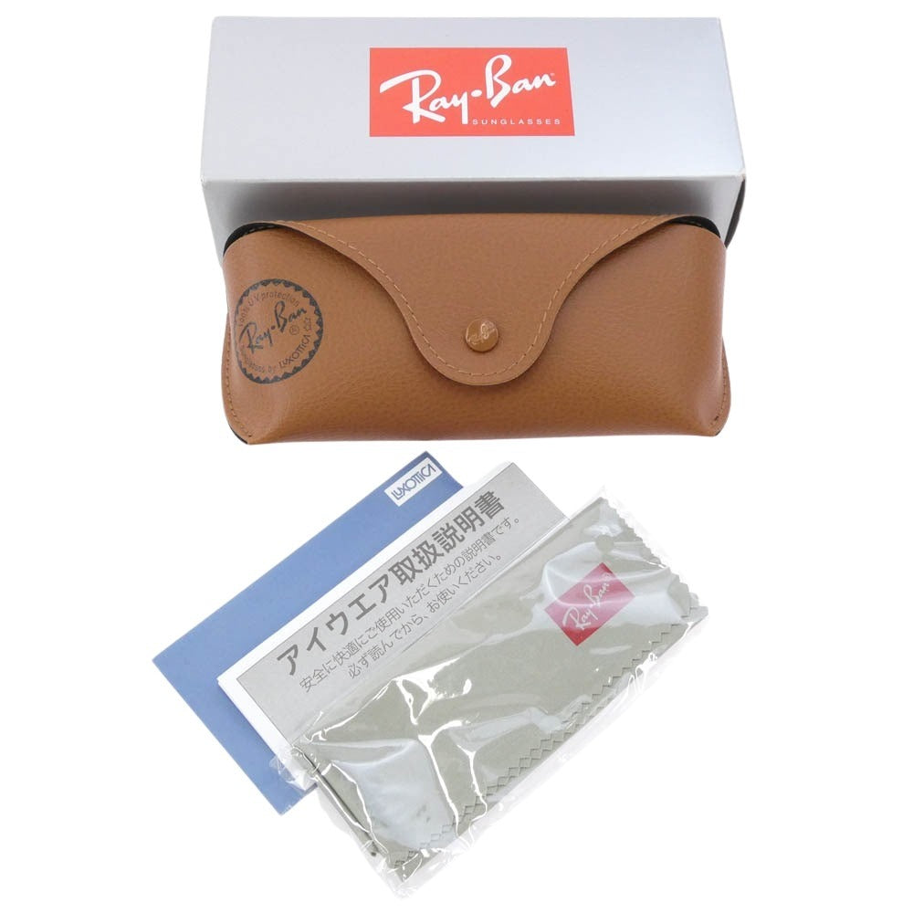 Ray-Ban レイバン ORB4259F イタリア製 カラーレンズ サングラス アイウェア 眼鏡 フレーム：ブラック系　レンズ：ブルー系 53□20 150【美品】【中古】