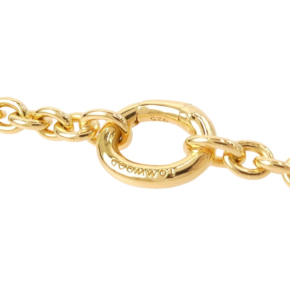 TOM WOOD トムウッド 101426-17 Ada Chain Slim Gold 17inch 43cm エイダ チェーン 17cm スリム ネックレス 18Kゴールドプレーティング スターリング シルバー 925 SILVER ゴールド系【中古】