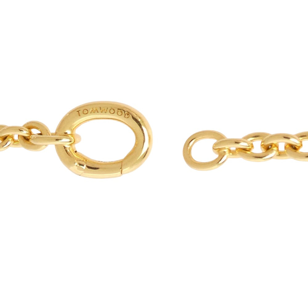 TOM WOOD トムウッド 101426-17 Ada Chain Slim Gold 17inch 43cm エイダ チェーン 17cm スリム ネックレス 18Kゴールドプレーティング スターリング シルバー 925 SILVER ゴールド系【中古】
