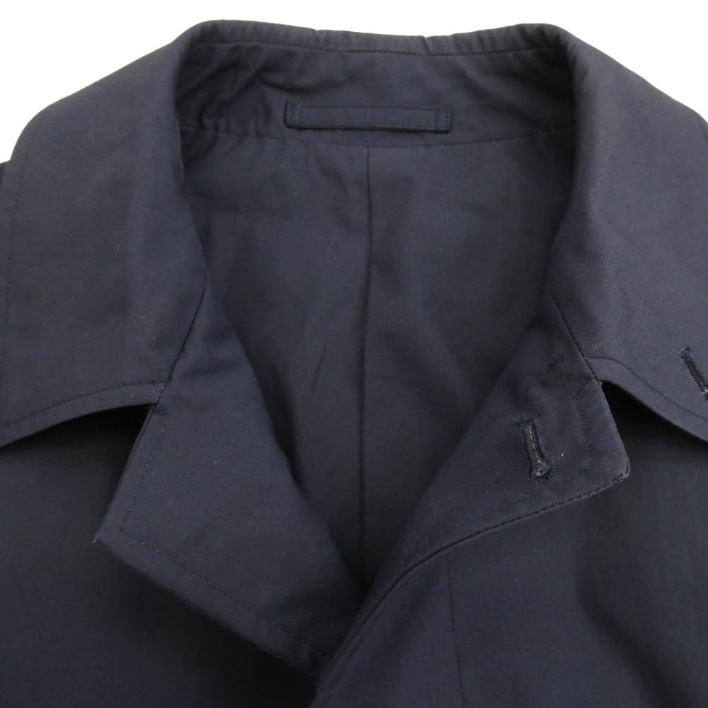 オーディナリートゥルース ベンタイル シングル ラグラン バルマカーン コート ネイビー系 40【中古】