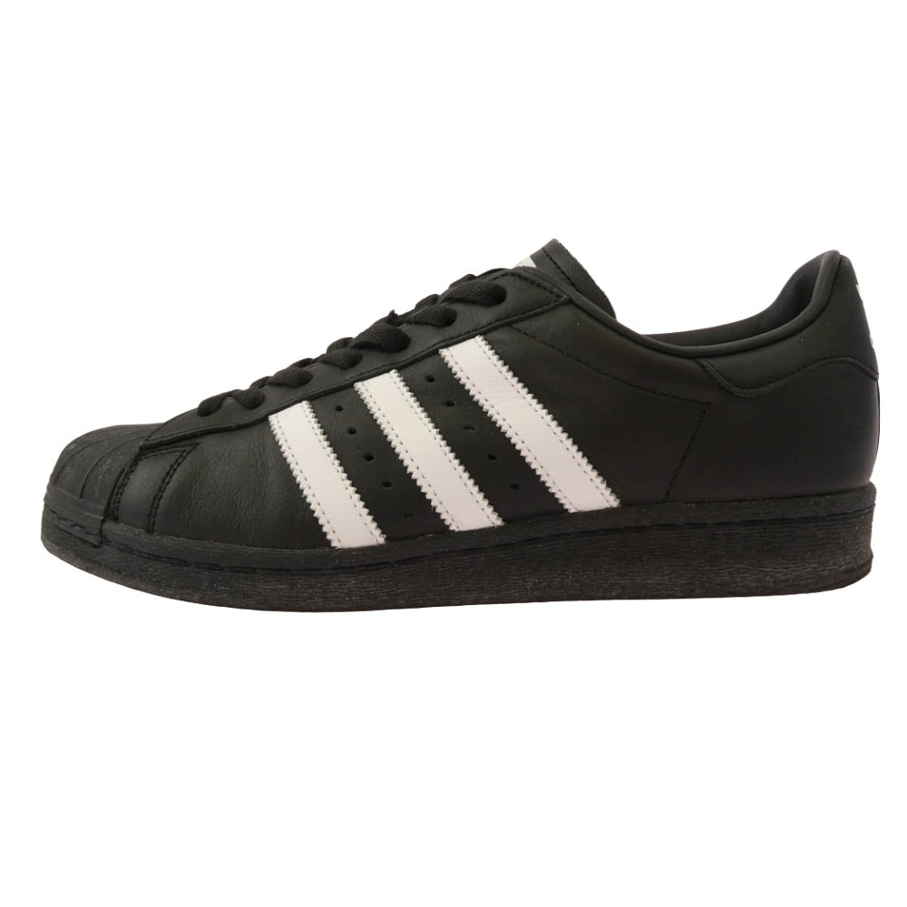 adidas アディダス JI2026 SUPERSTAR 82 スーパースター 82 ローカット スニーカー ブラック系 27.5cm【中古】