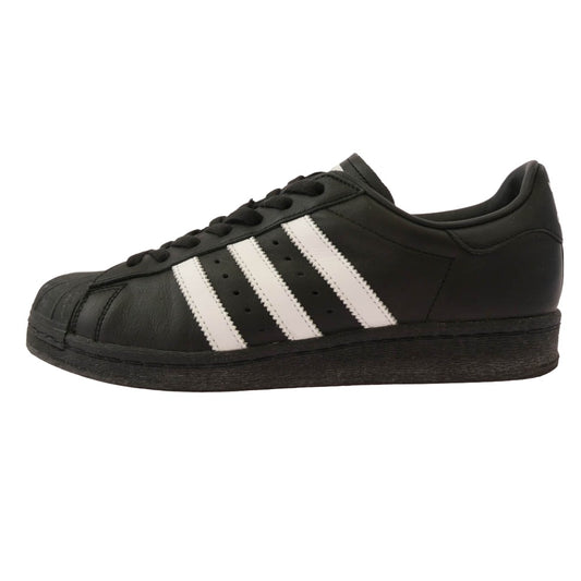 adidas アディダス JI2026 SUPERSTAR 82 スーパースター 82 ローカット スニーカー ブラック系 27.5cm【中古】