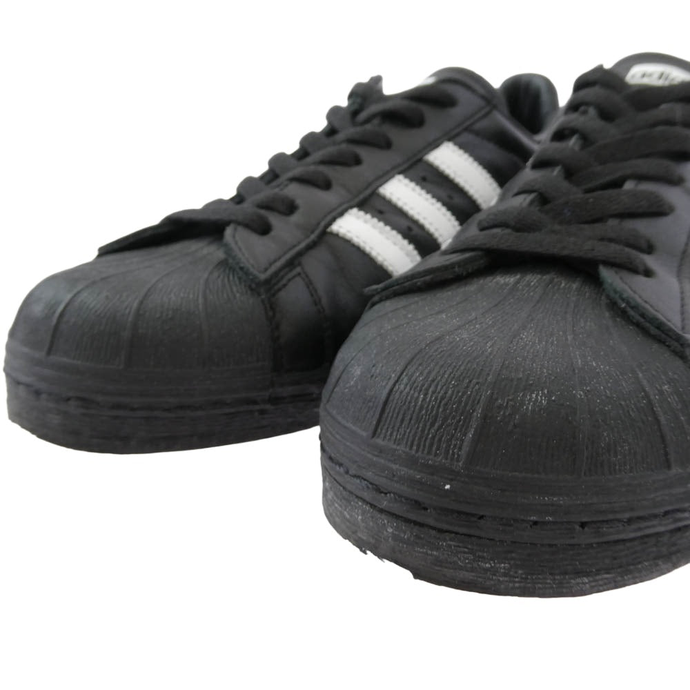 adidas アディダス JI2026 SUPERSTAR 82 スーパースター 82 ローカット スニーカー ブラック系 27.5cm【中古】