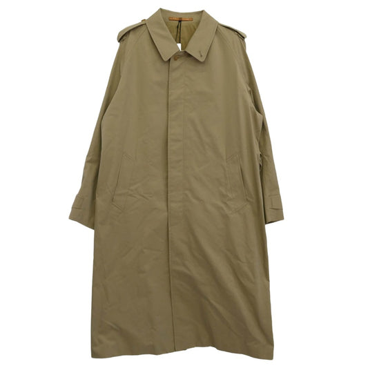 Scye サイ 5122ー71409 SCYE BASICS URBAN RESEARCH別注 サイベーシックス アーバンリサーチ 高密度 先染め ギャバ ロングコート ベージュ系 40【極上美品】【中古】