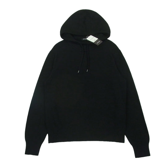 ブリッラ ペル イル グスト BEAMS ビームス カシミヤ混 ニット フーディー パーカー ブラック系 M【極上美品】【中古】