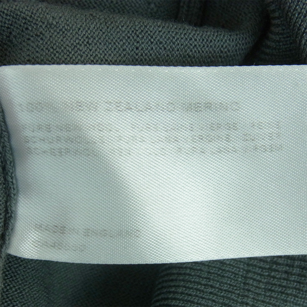 JOHN SMEDLEY ジョンスメドレー ウール 30G Vネック ニット セーター イギリス製 グレー系 L【中古】