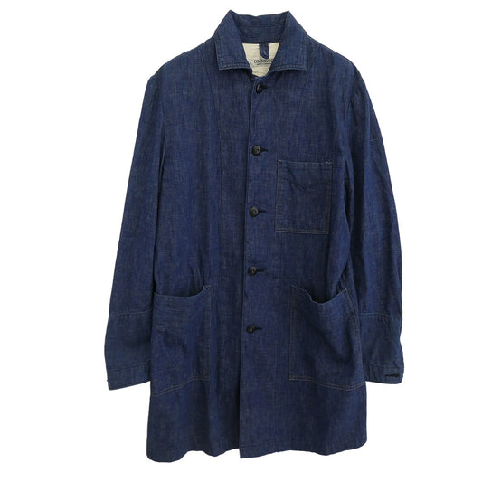 OMNIGOD オムニゴッド デニム カバーオール ジャケット インディゴブルー系 2【中古】