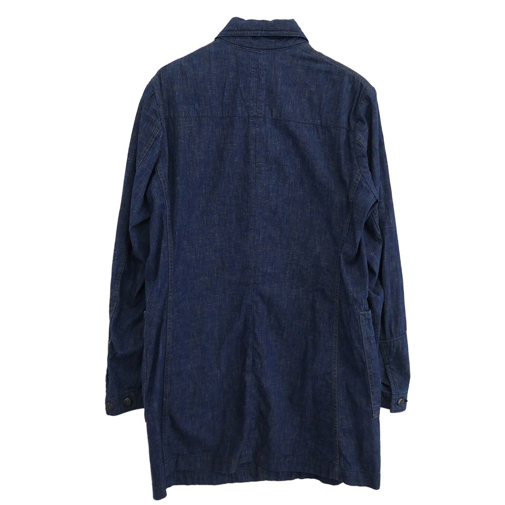 OMNIGOD オムニゴッド デニム カバーオール ジャケット インディゴブルー系 2【中古】