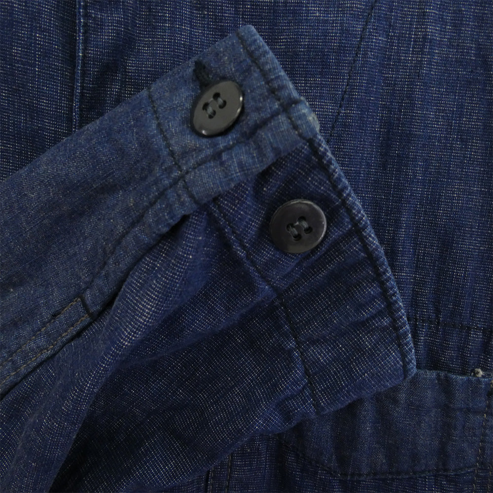 OMNIGOD オムニゴッド デニム カバーオール ジャケット インディゴブルー系 2【中古】