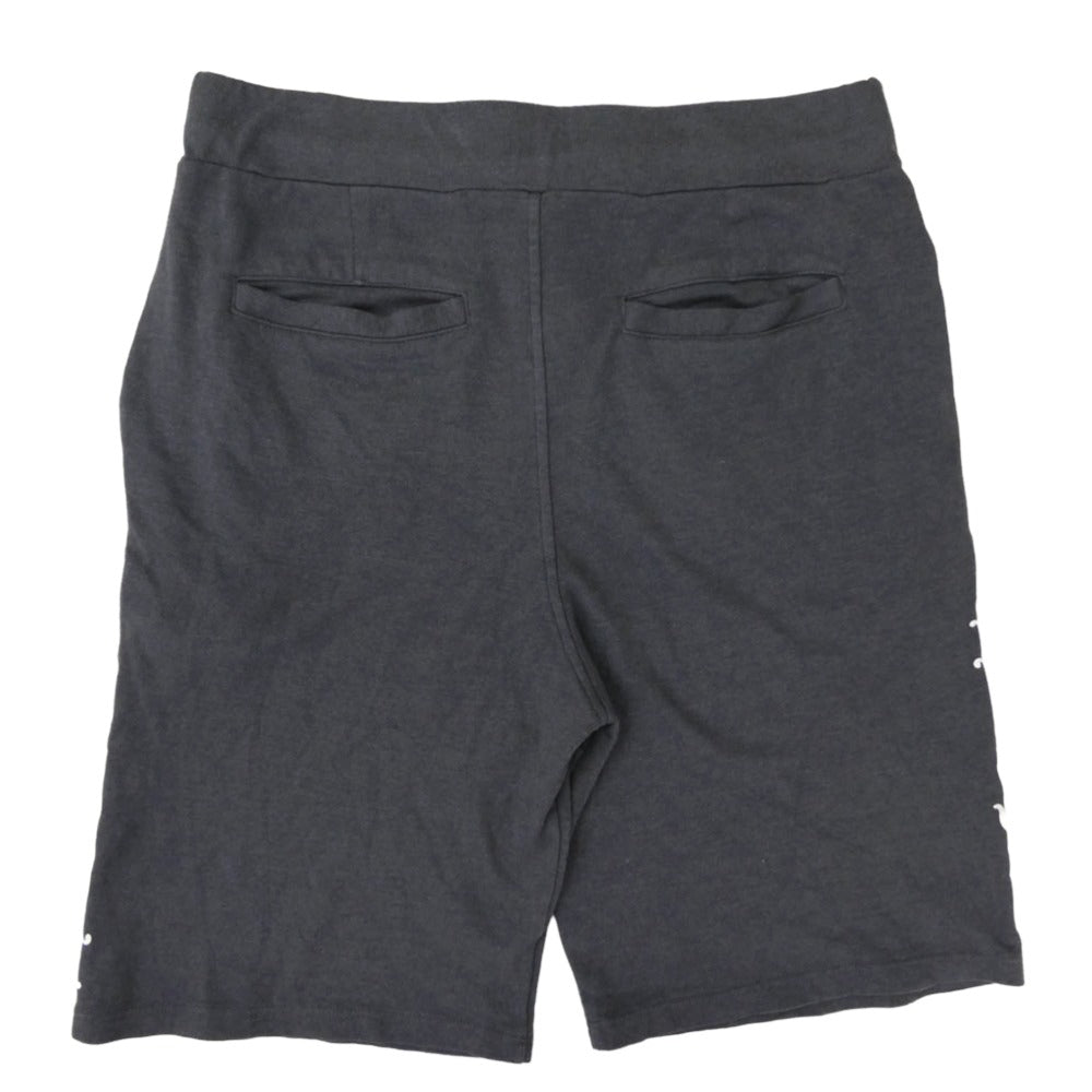 CHROME HEARTS クロムハーツ（原本無） SWEAT PANTS ホースシュー プリント スウェットハーフパンツ グレー系 L【中古】