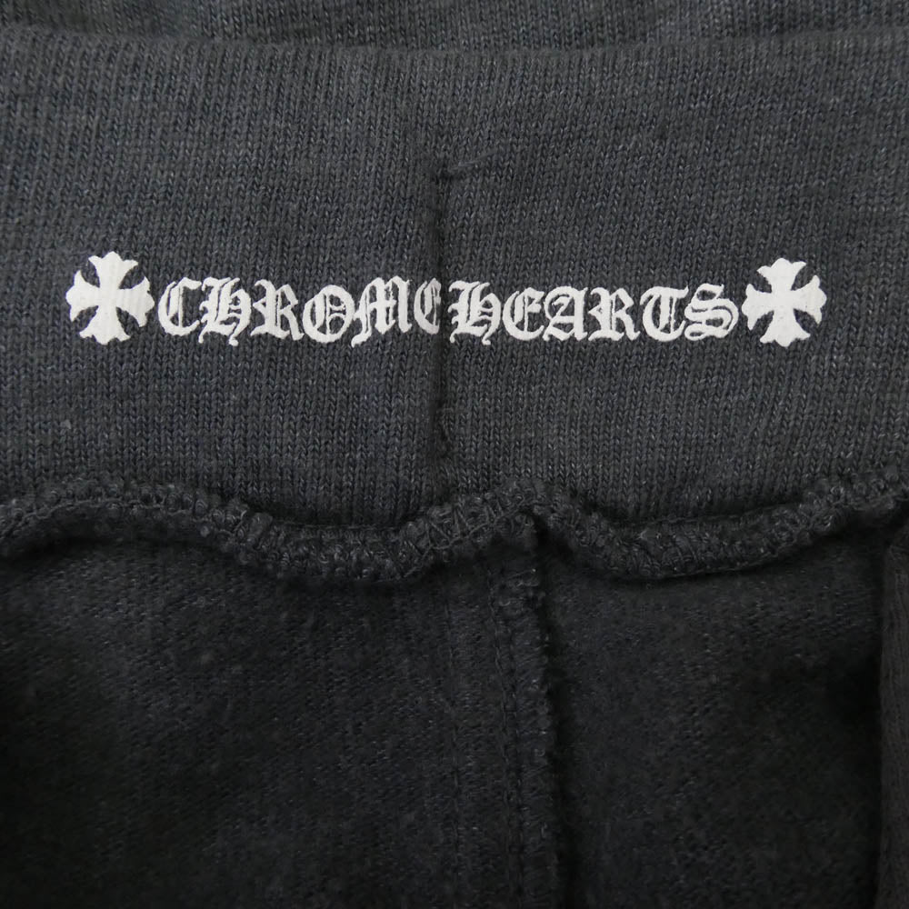 CHROME HEARTS クロムハーツ（原本無） SWEAT PANTS ホースシュー プリント スウェットハーフパンツ グレー系 L【中古】