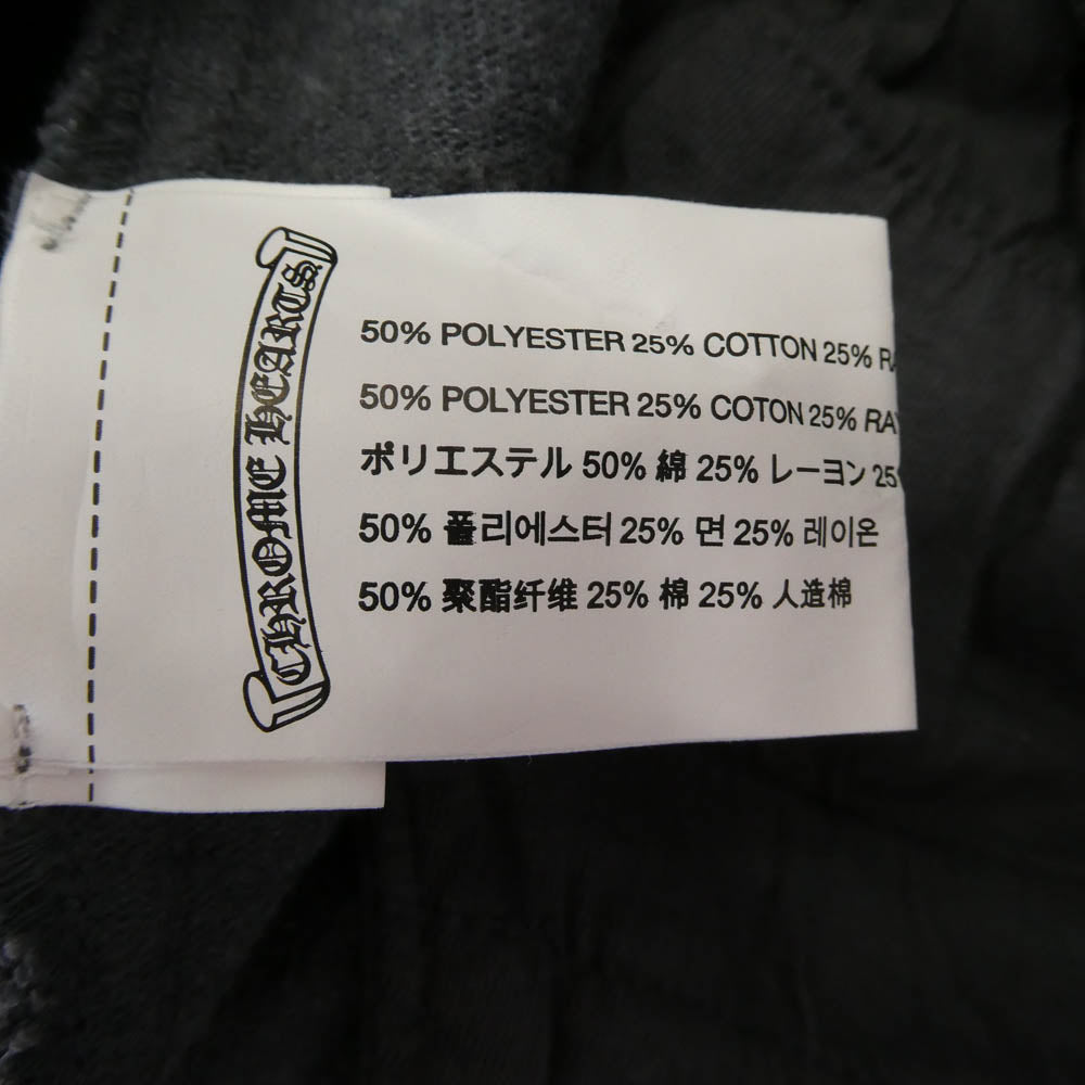 CHROME HEARTS クロムハーツ（原本無） SWEAT PANTS ホースシュー プリント スウェットハーフパンツ グレー系 L【中古】