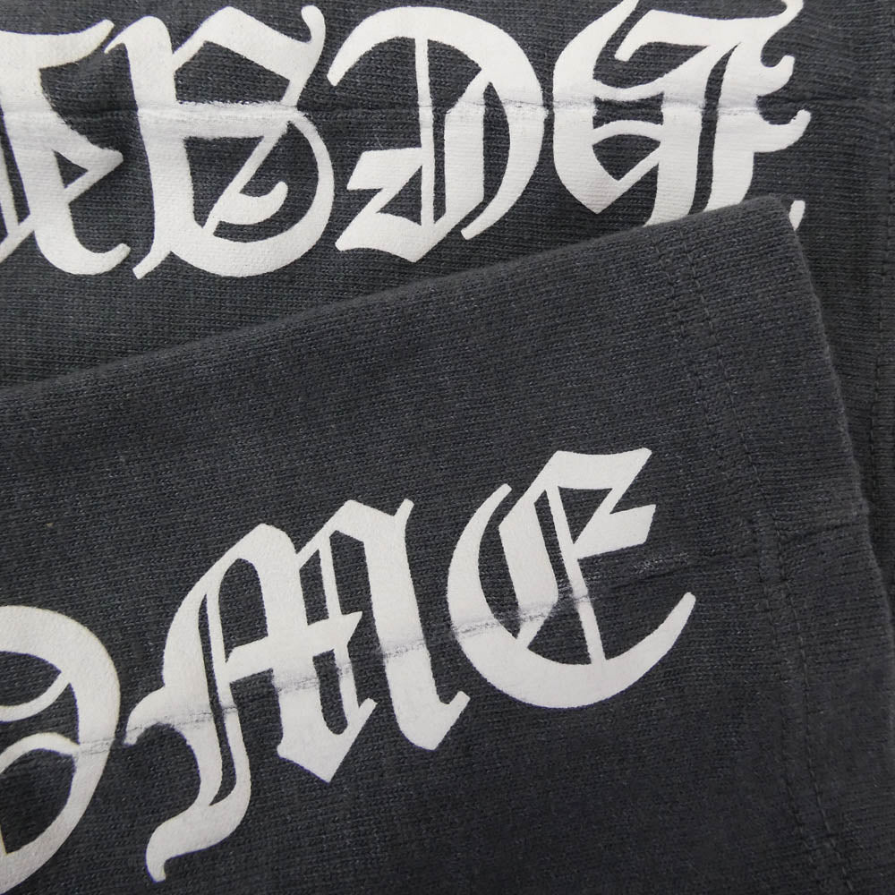 CHROME HEARTS クロムハーツ（原本無） SWEAT PANTS ホースシュー プリント スウェットハーフパンツ グレー系 L【中古】