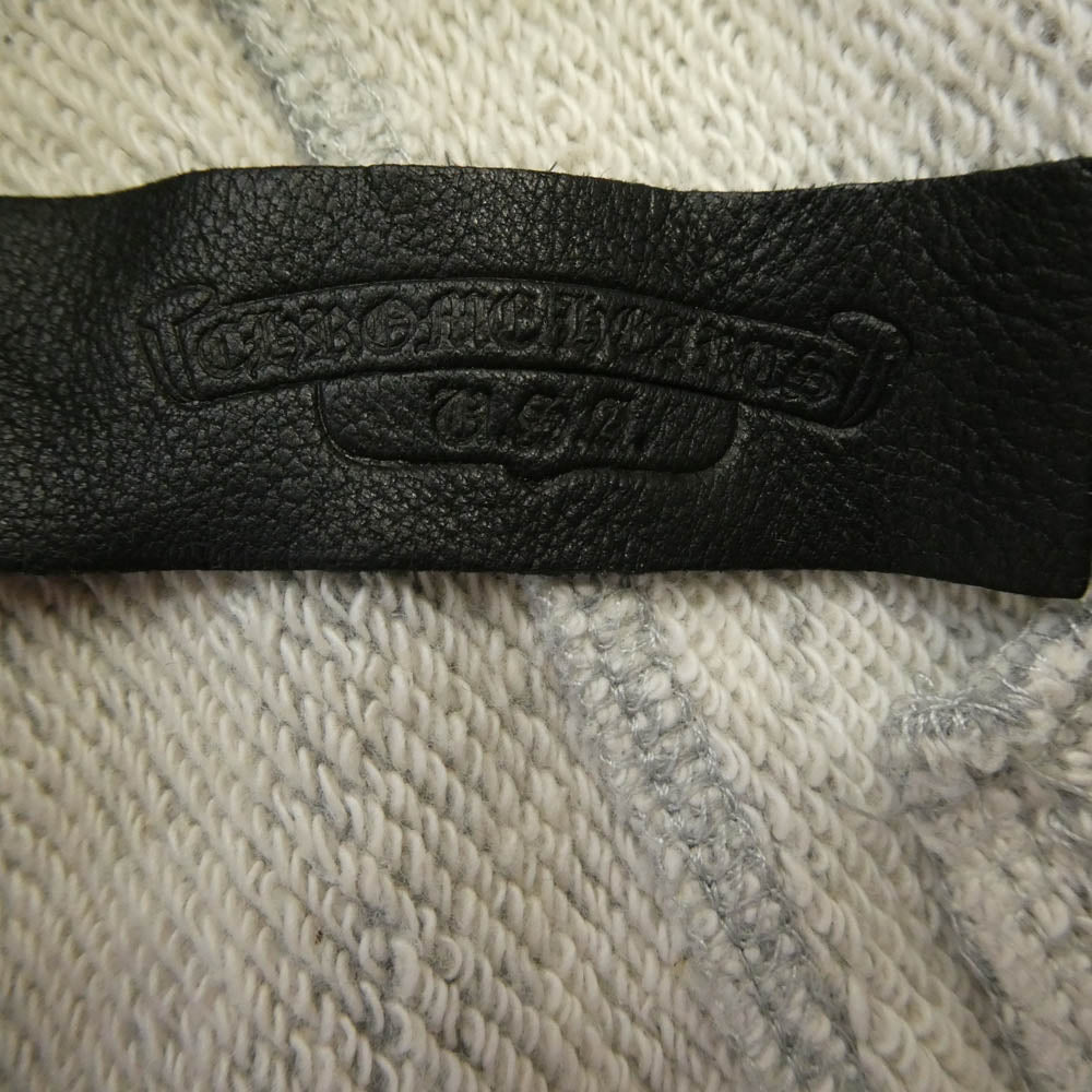 CHROME HEARTS クロムハーツ（原本無） Y NOT CHプラスパッチ付き ロゴ刺繍 スウェット ハーフ パンツ グレー系 XL【中古】