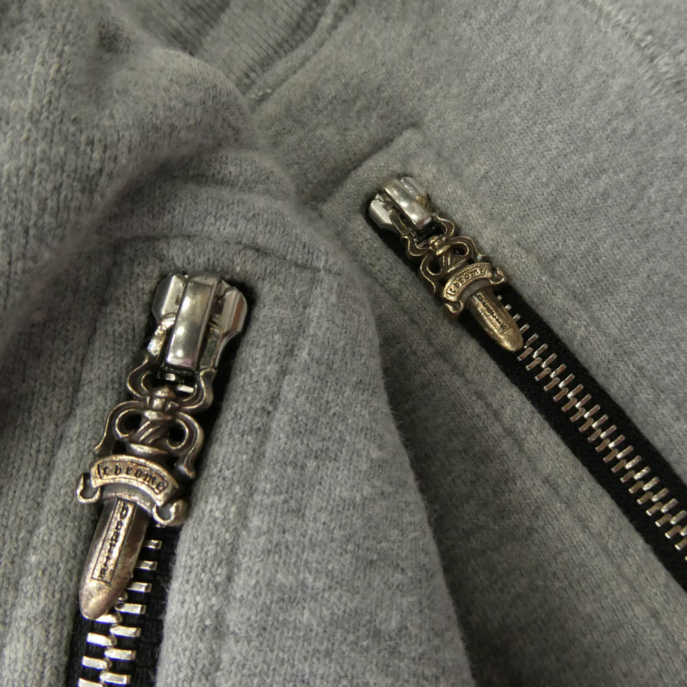 CHROME HEARTS クロムハーツ（原本無） Y NOT CHプラスパッチ付き ロゴ刺繍 スウェット パンツ グレー系 S【中古】