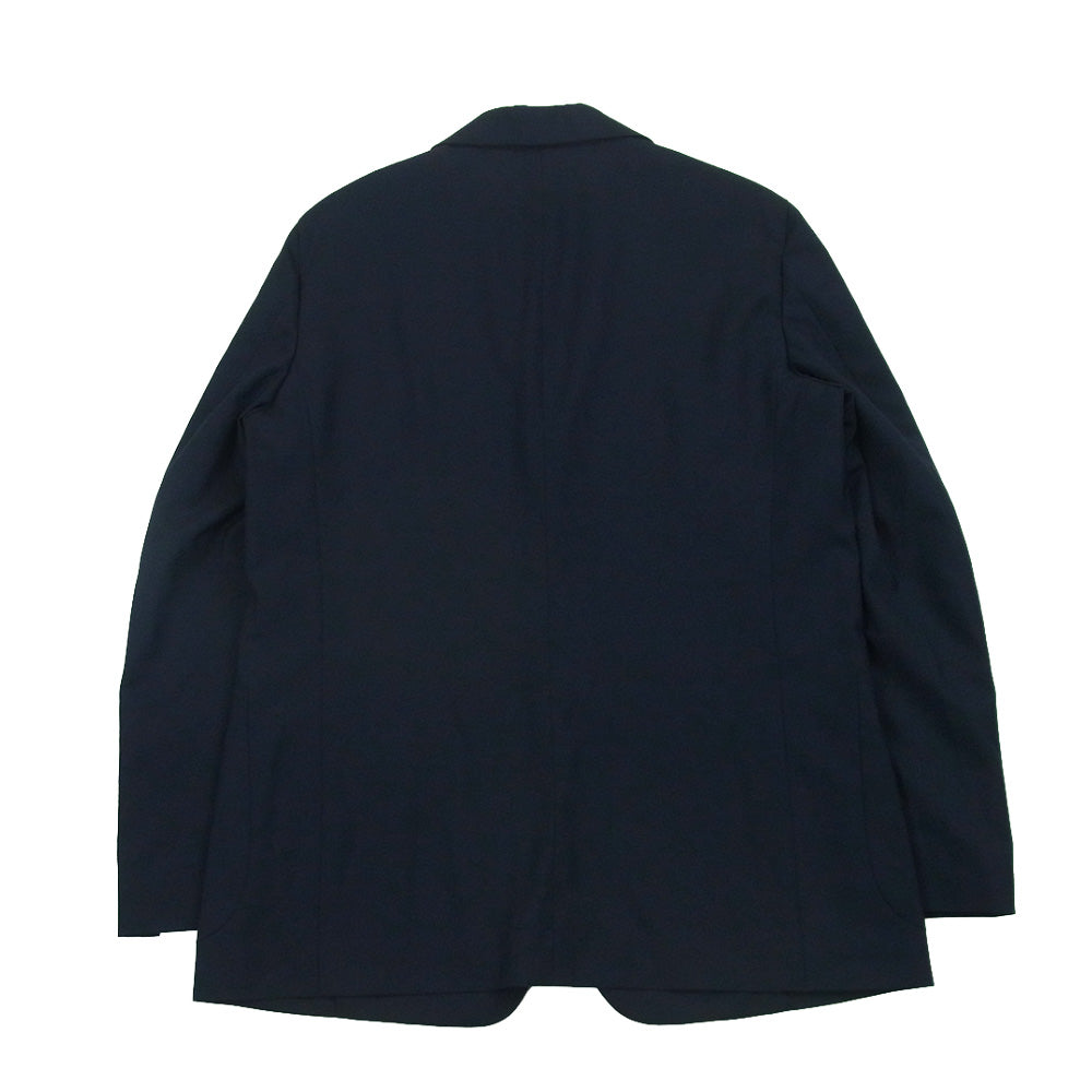 カルーゾ NPZ105Z ZERO SUIT JACKET メタル ウールトロピカル 3B テーラード ジャケット ダークネイビー系 40 52【新古品】【未使用】【中古】