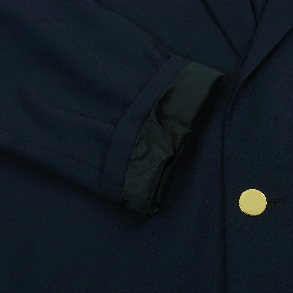 カルーゾ NPZ105Z ZERO SUIT JACKET メタル ウールトロピカル 3B テーラード ジャケット ダークネイビー系 40 52【新古品】【未使用】【中古】