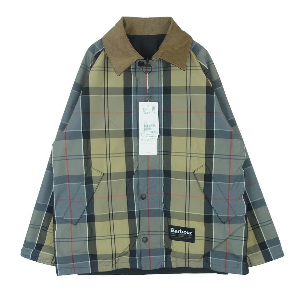 Barbour バブアー 251MCA1072 ADAM ET ROPE別注 アダムエロペ ビデイル クラシック リバーシブル ジャケット ブラック系 ライトブラウン系 ライトグレー系 L 40【新古品】【未使用】【中古】
