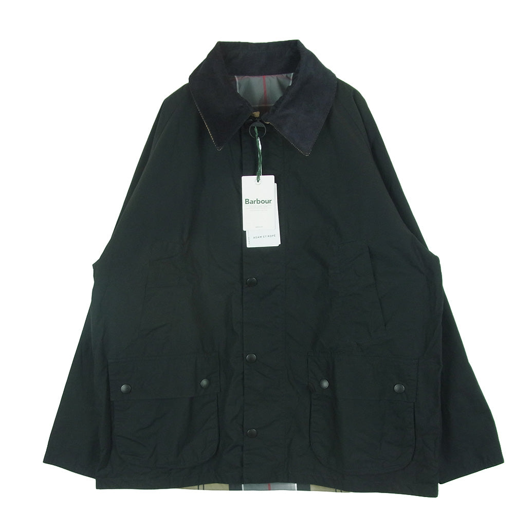 Barbour バブアー 251MCA1072 ADAM ET ROPE別注 アダムエロペ ビデイル クラシック リバーシブル ジャケット ブラック系 ライトブラウン系 ライトグレー系 XL 42【新古品】【未使用】【中古】