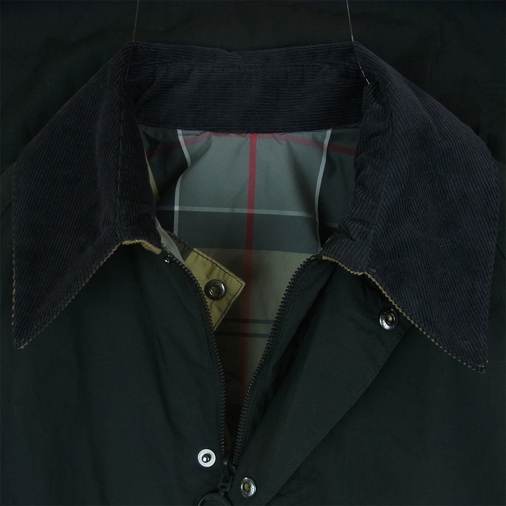 Barbour バブアー 251MCA1072 ADAM ET ROPE別注 アダムエロペ ビデイル クラシック リバーシブル ジャケット ブラック系 ライトブラウン系 ライトグレー系 XL 42【新古品】【未使用】【中古】