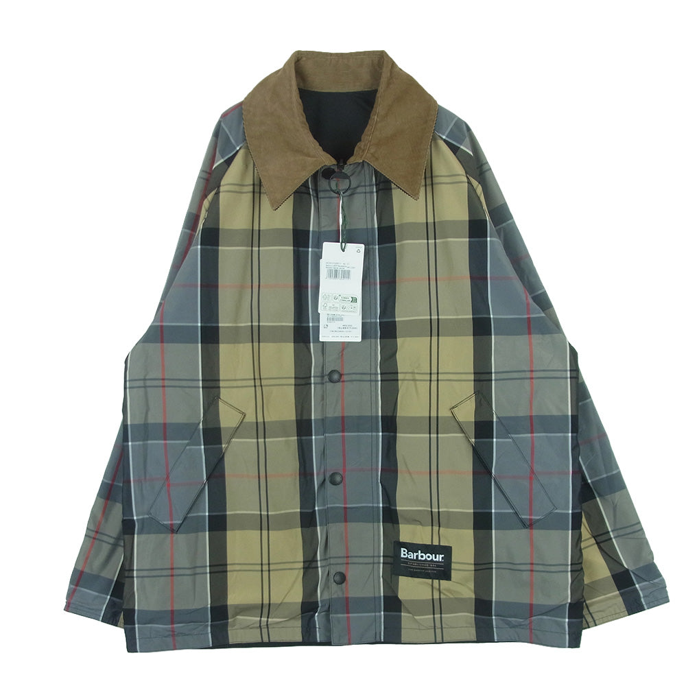 Barbour バブアー 251MCA1072 ADAM ET ROPE別注 アダムエロペ ビデイル クラシック リバーシブル ジャケット ブラック系 ライトブラウン系 ライトグレー系 XL 42【新古品】【未使用】【中古】