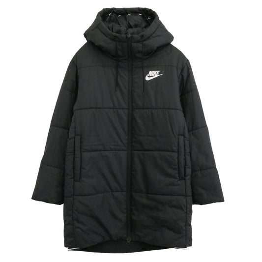 NIKE ナイキ CV8671-010 SYNTHETIC FILL FZ JACKET 中綿 ロング ジャケット ベンチコート ブラック系 L【中古】
