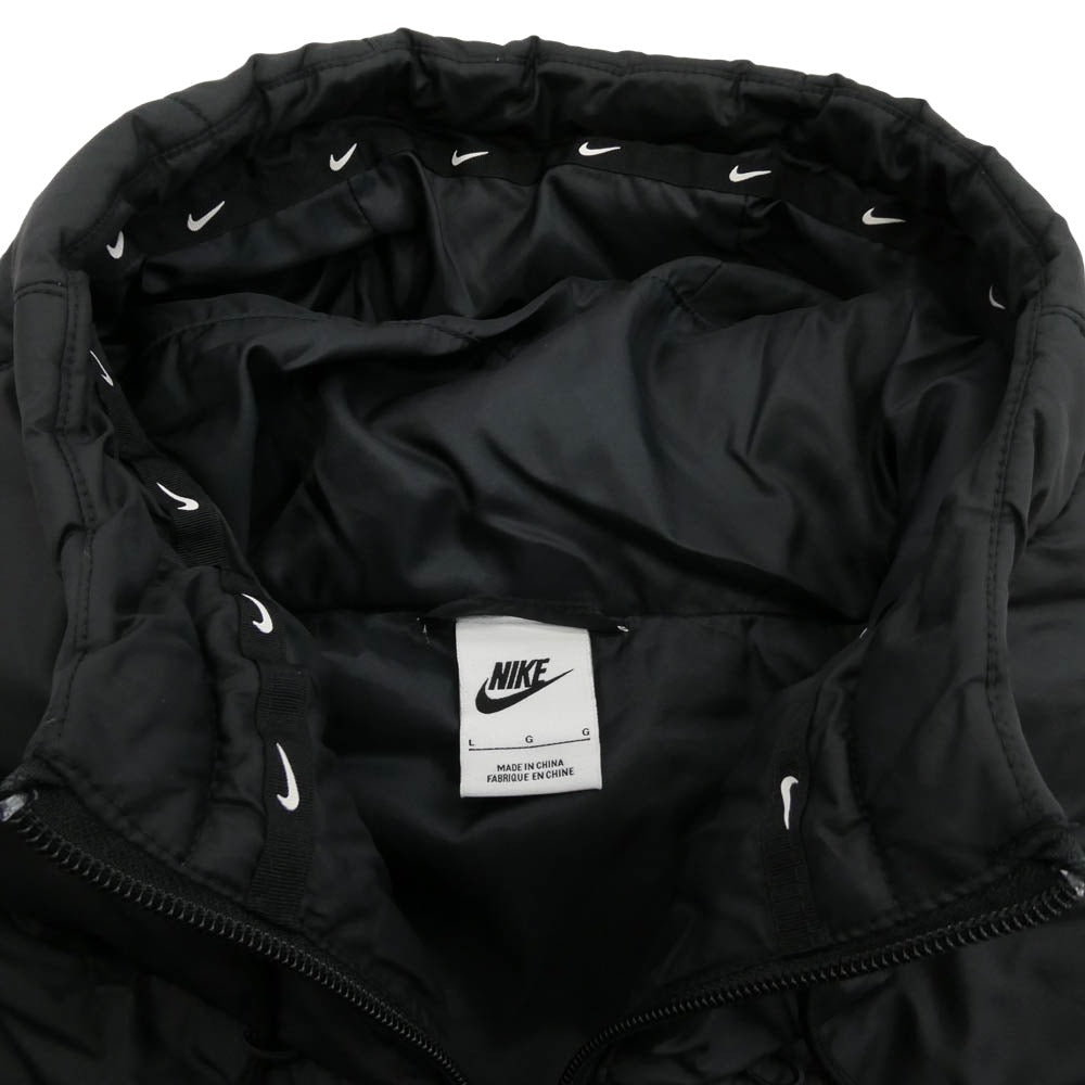 NIKE ナイキ CV8671-010 SYNTHETIC FILL FZ JACKET 中綿 ロング ジャケット ベンチコート ブラック系 L【中古】