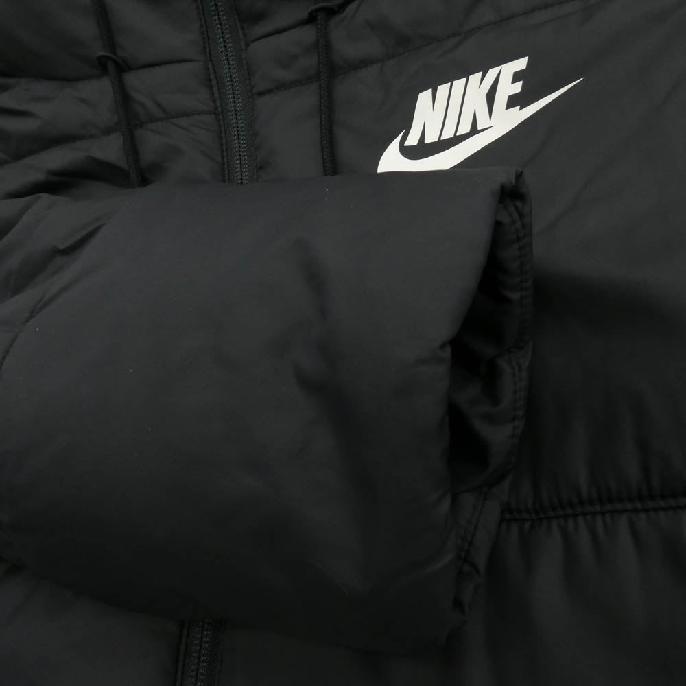 NIKE ナイキ CV8671-010 SYNTHETIC FILL FZ JACKET 中綿 ロング ジャケット ベンチコート ブラック系 L【中古】