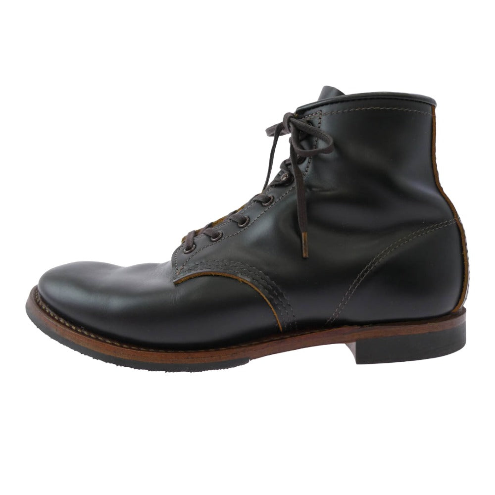 RED WING レッドウィング BECKMAN FLATBOX ベックマン フラットボックス ブーツ ブラック系 27.5cm【美品】【中古】