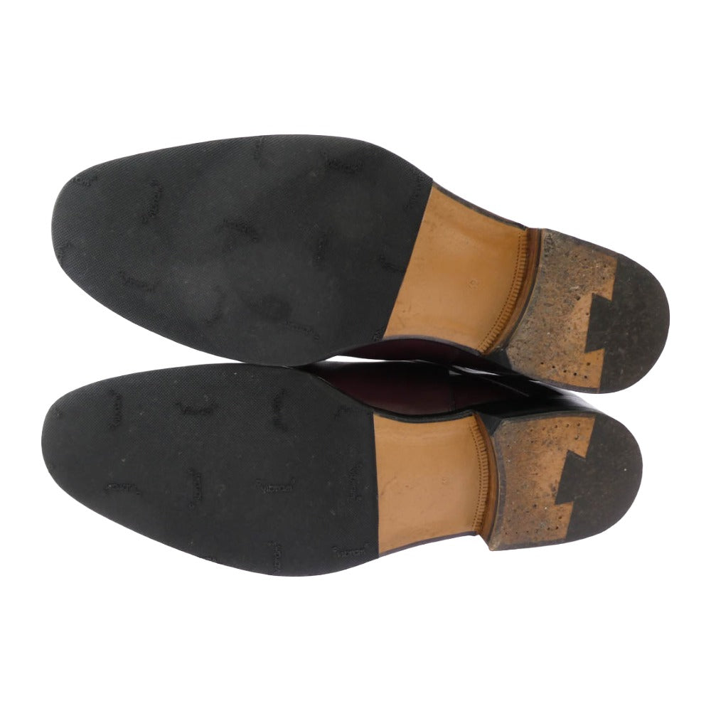 F.LLI Giacometti フラテッリジャコメッティ FG337.005 Jodhpur Boots UTAH CALF EBENE ユタ カーフ ジョッパー ブーツ ワインレッド系 42【美品】【中古】