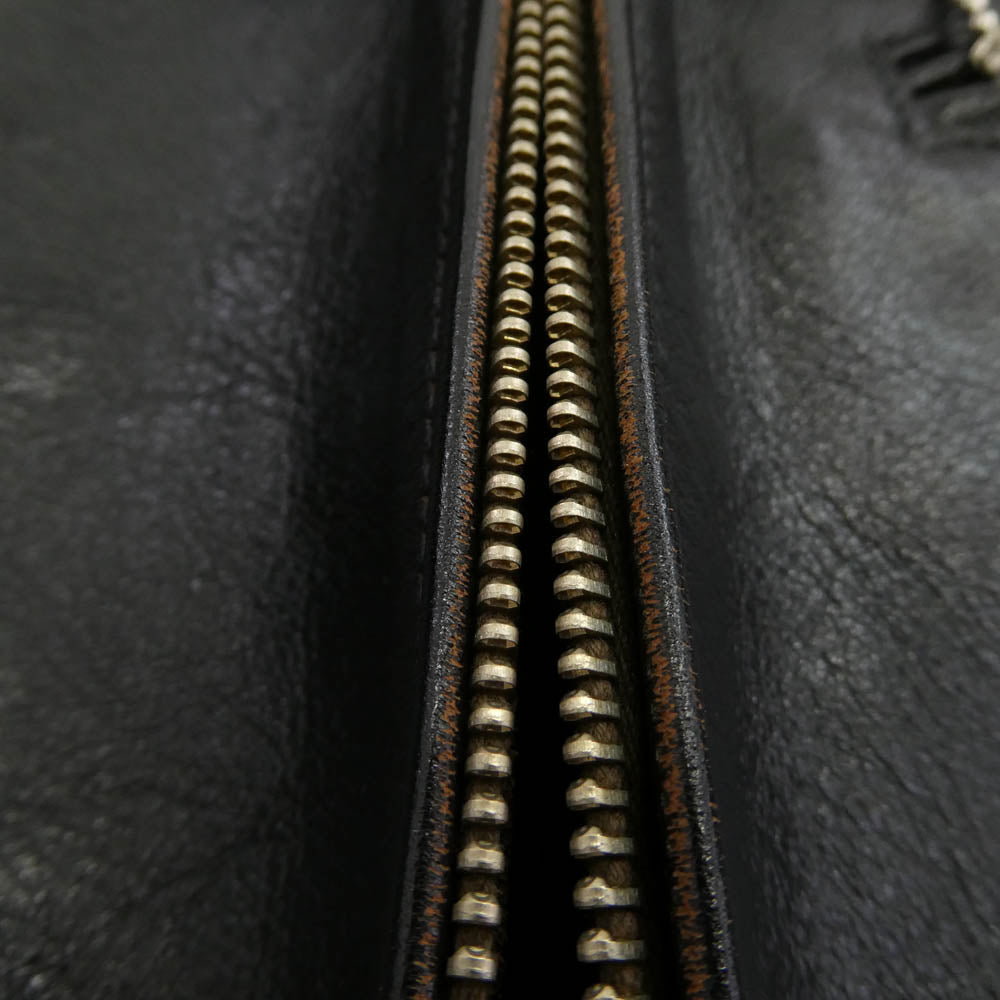 RAINBOW COUNTRY レインボーカントリー ヘラクレス 馬革 ホース ハイド スポーツ ジャケット ブラック系 38【中古】