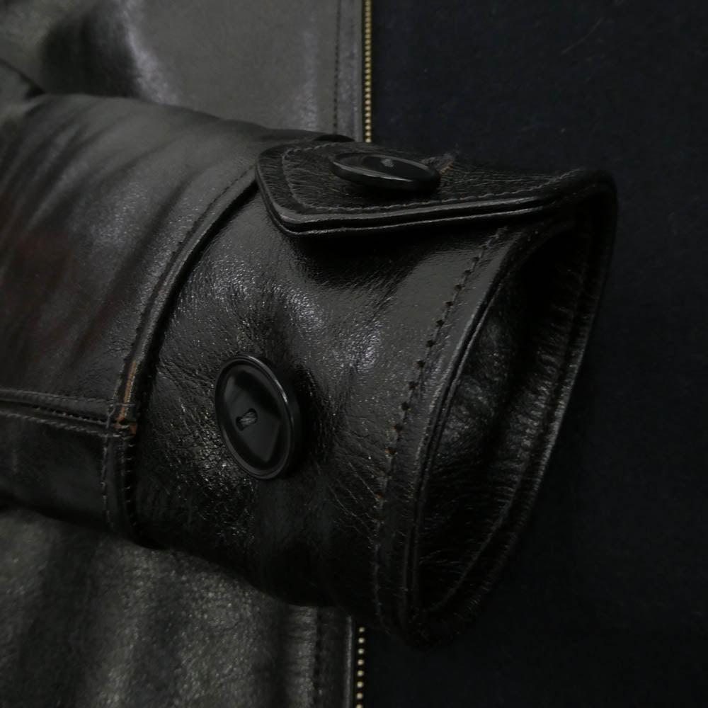 RAINBOW COUNTRY レインボーカントリー ヘラクレス 馬革 ホース ハイド スポーツ ジャケット ブラック系 38【中古】