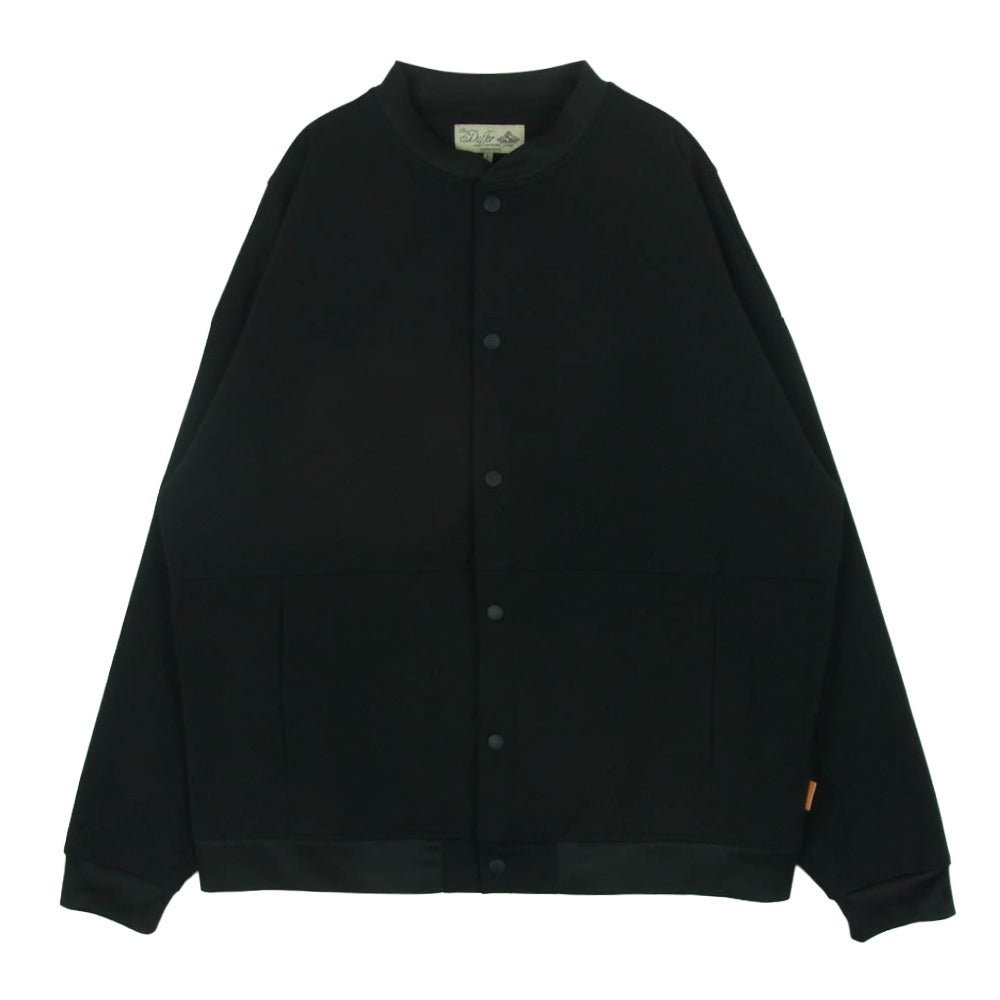 The DUFFER of ST.GEORGE ザダファーオブセントジョージ DF-CG-79488 360° THE CIRCLE STRETCH BY WONDER SHAPE ノーカラー ブルゾン ブラック系 L【美品】【中古】