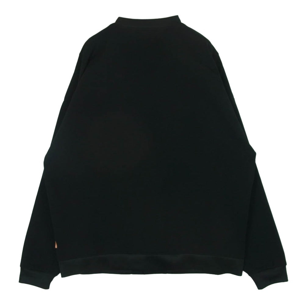 The DUFFER of ST.GEORGE ザダファーオブセントジョージ DF-CG-79488 360° THE CIRCLE STRETCH BY WONDER SHAPE ノーカラー ブルゾン ブラック系 L【美品】【中古】