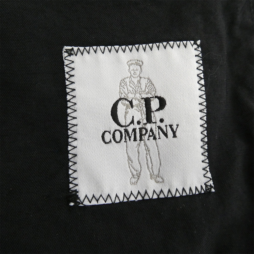 C.P.Company シーピーカンパニー 09CMOW211A 005782G Taylon P Fur Hood Down Jacket ガーメントダイ ファーフーデッド ダウンジャケット ブラック系 50【中古】
